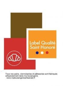 Label qualité Saint Honoré